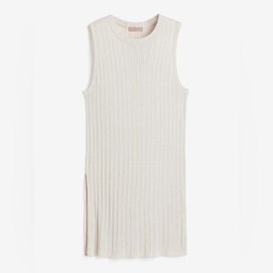 Women’s H&M Light Beige Ribbed Knit Tank Top